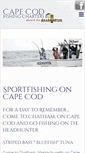 Mobile Screenshot of capecodfishingcharters.com